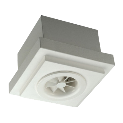 Cubiform Damper For Installation In Fire Resistant Suspended